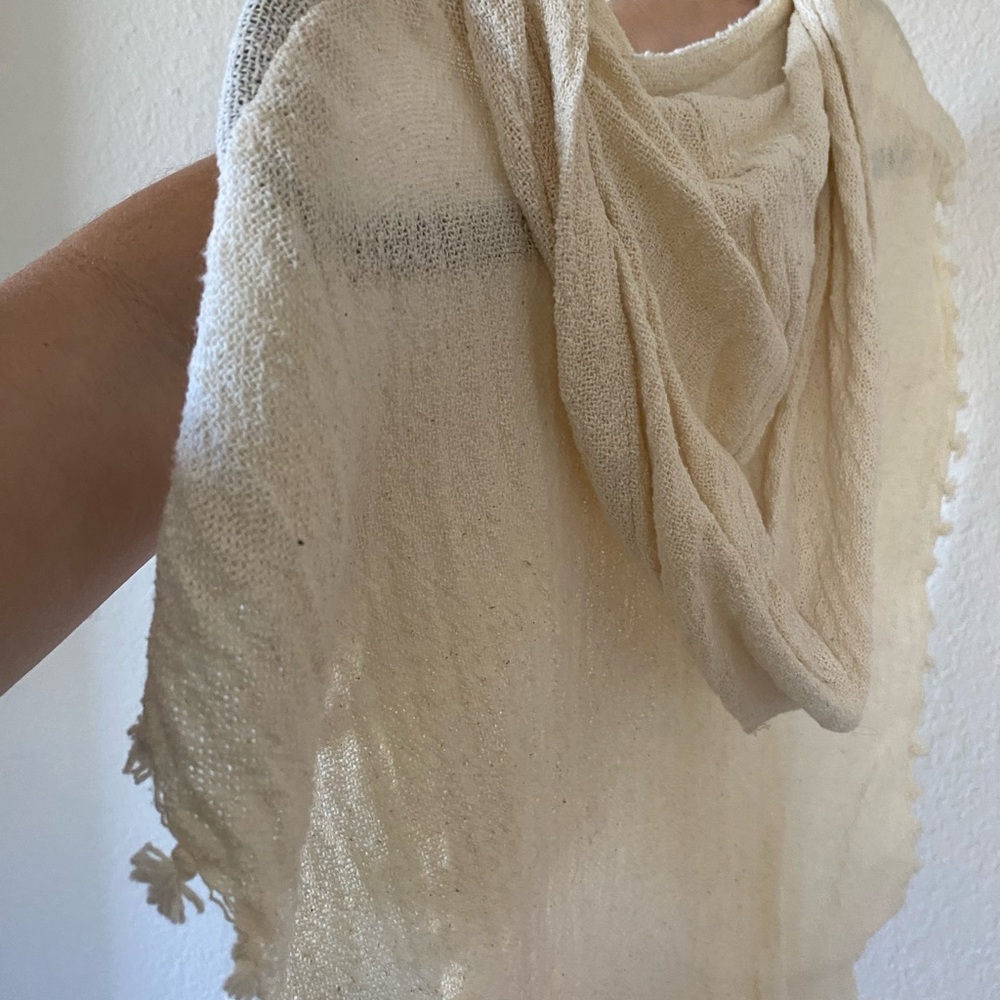 hooded tassel top from tulum